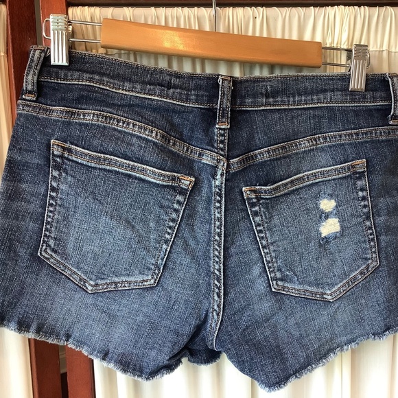 Harper Women’s American Flag Jean Shorts Distressed Size 28 - Picture 4 of 7